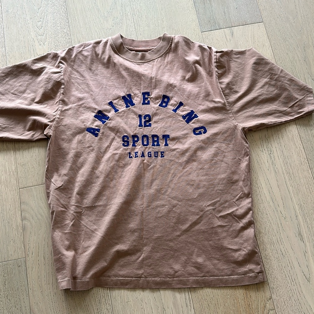 Anine bing tan sport t shirt